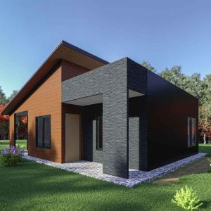 Casas prefabricadas 66m2 - 2 dormitorios
