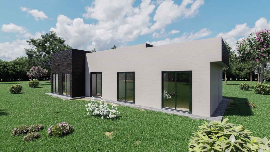 Casa Prefabricada 90 m2 Mediterránea – Casas Green Valley